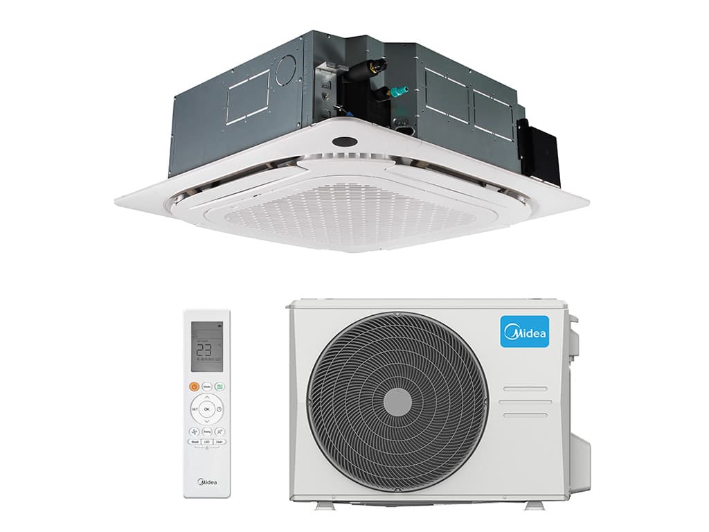 Кассетный кондиционер Midea MCD1-24HRFNX(GA)/MOX430U-24HFN8-Q(GA)/T-MBQ4-04A1 MCD1/MO-N8