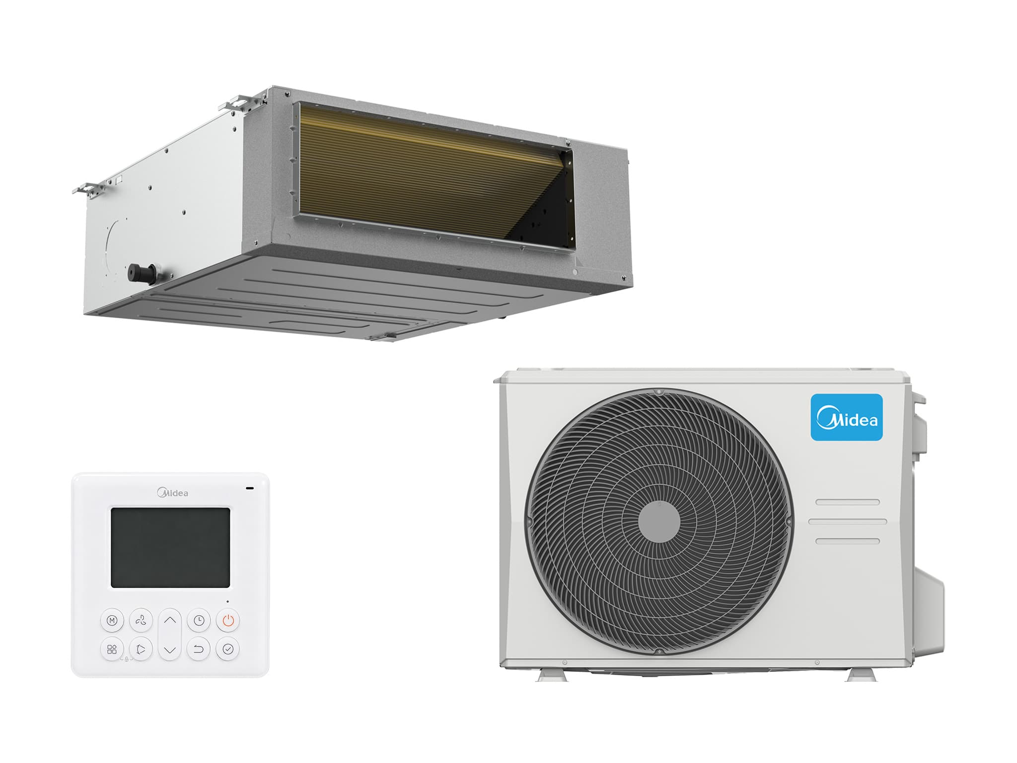 Канальный кондиционер Midea MTJ1-24FWN8G1/MOA1D-24FRN8G1 MTJ1