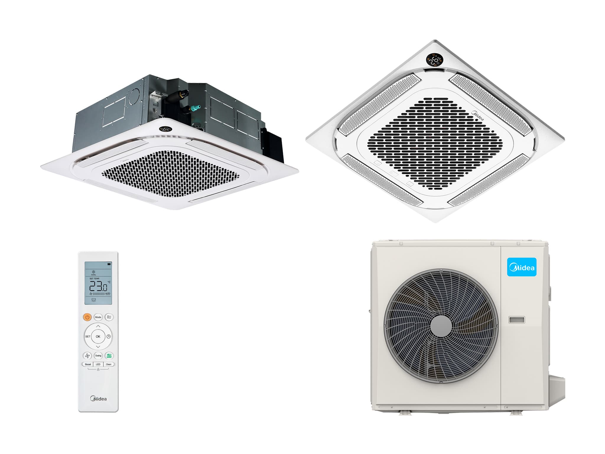 Кассетный кондиционер Midea MCD1