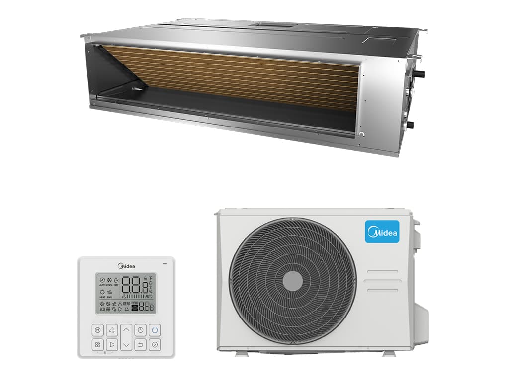 Канальный кондиционер с низкотемпературной доработкой Midea MTI-36HWN1P-R/MOU-36HN1-R/-40 MTI-P/MOU