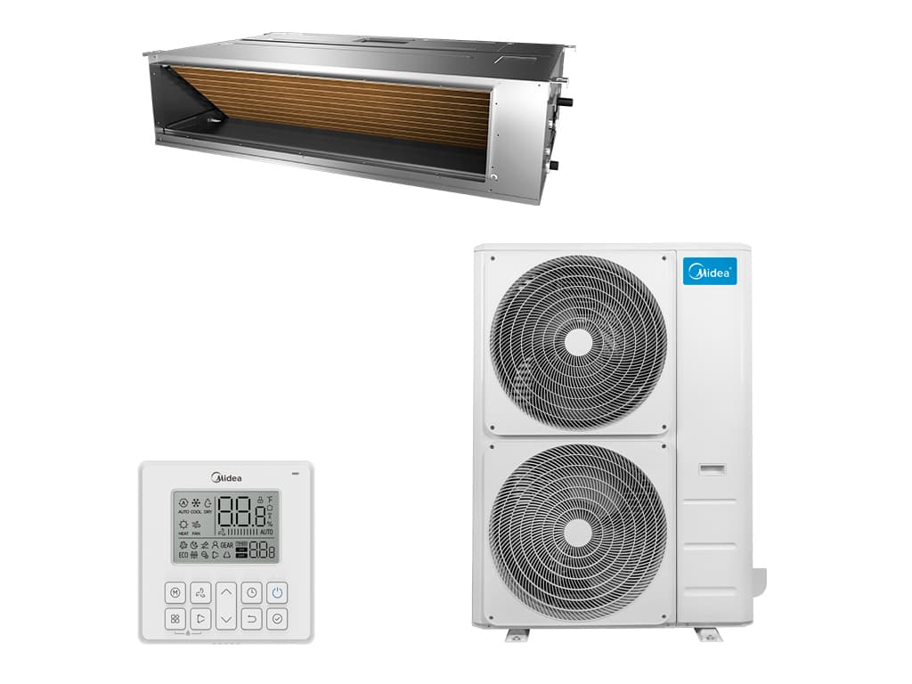 Канальный кондиционер Midea MTI-48HW1FNXP(GA)/MOE30U-48HFN8-R(GA) MTI-1F-P/MO-N8