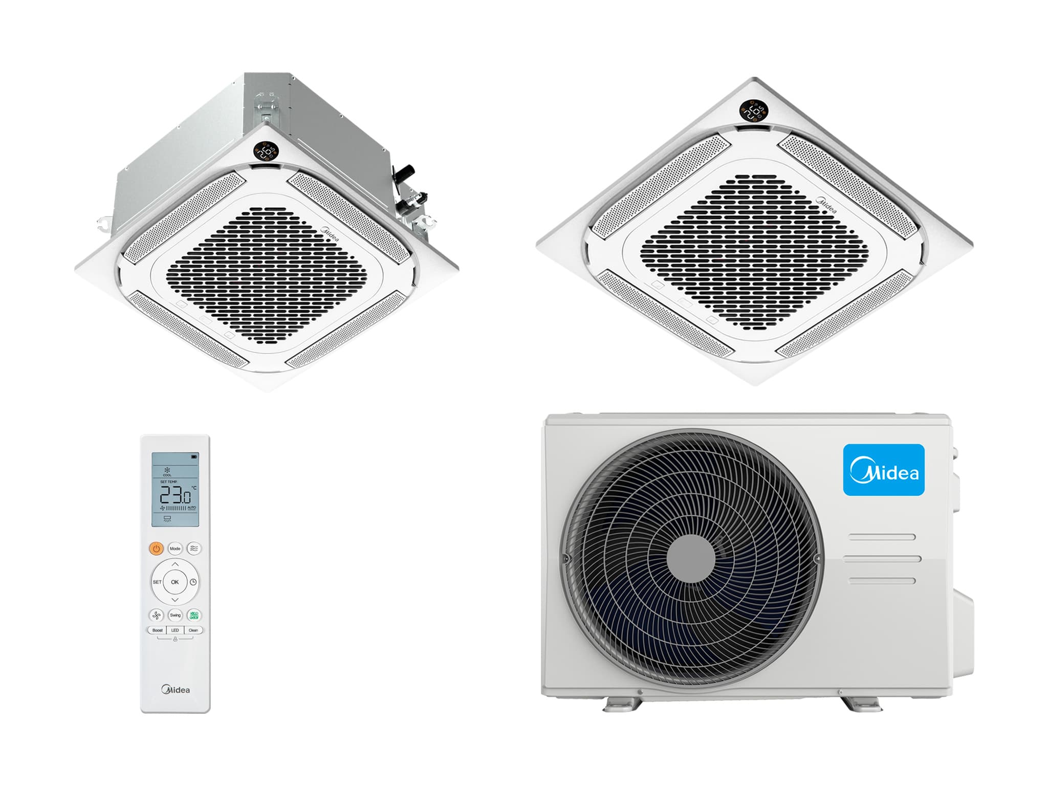 Кассетный кондиционер Midea MCA4U