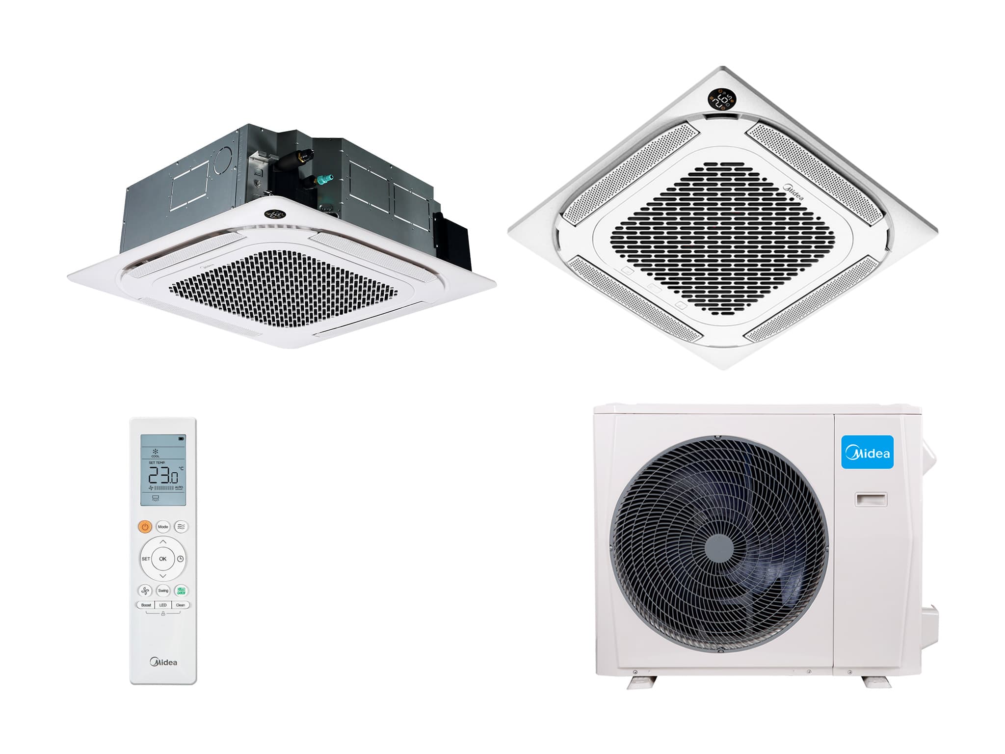 Кассетный кондиционер Midea MCD1
