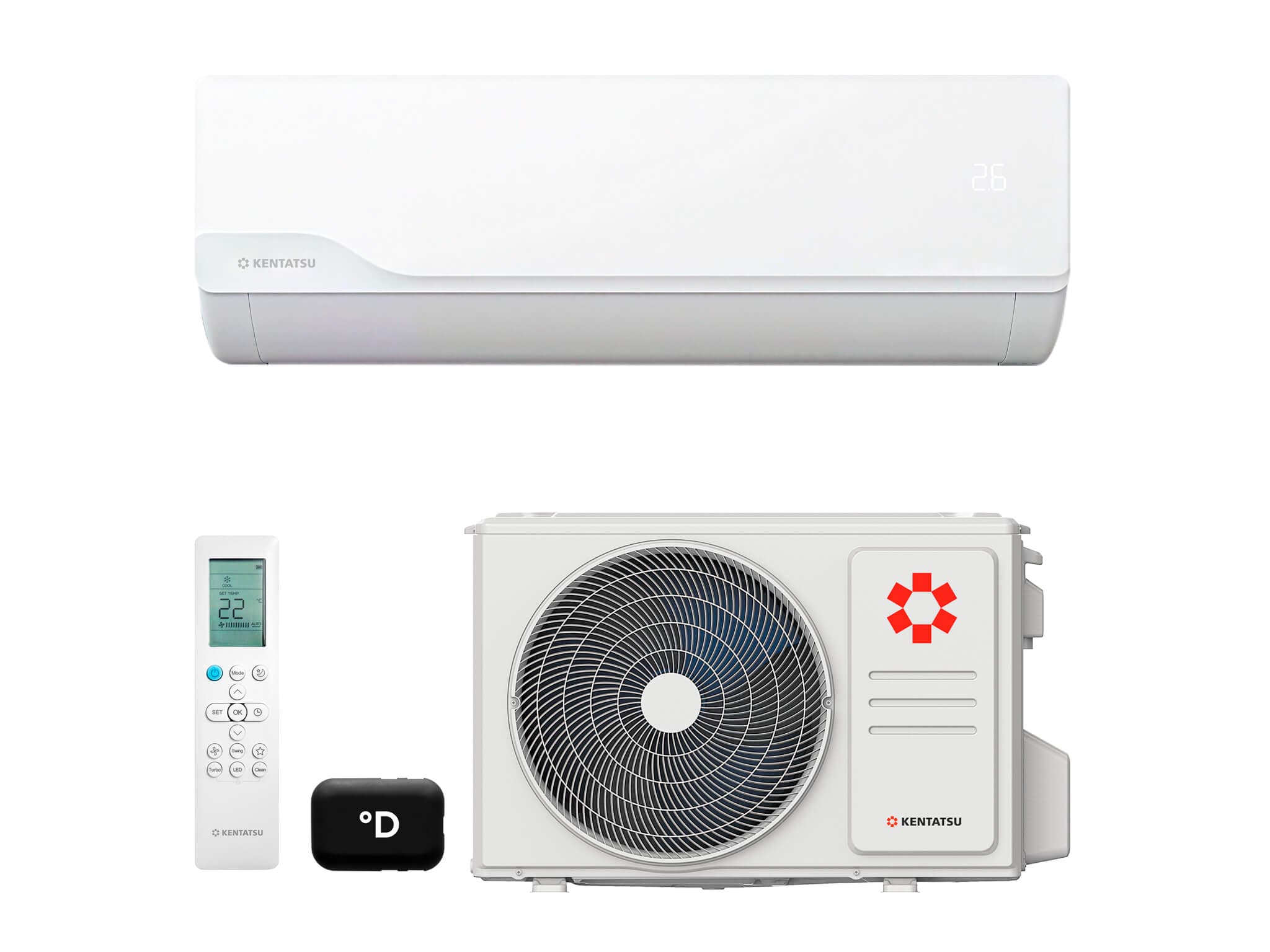 Бытовой кондиционер Kentatsu KSGKU35HZRN1W/KSRKU35HZRN1 Кумо Инвертор (Kumo Inverter)