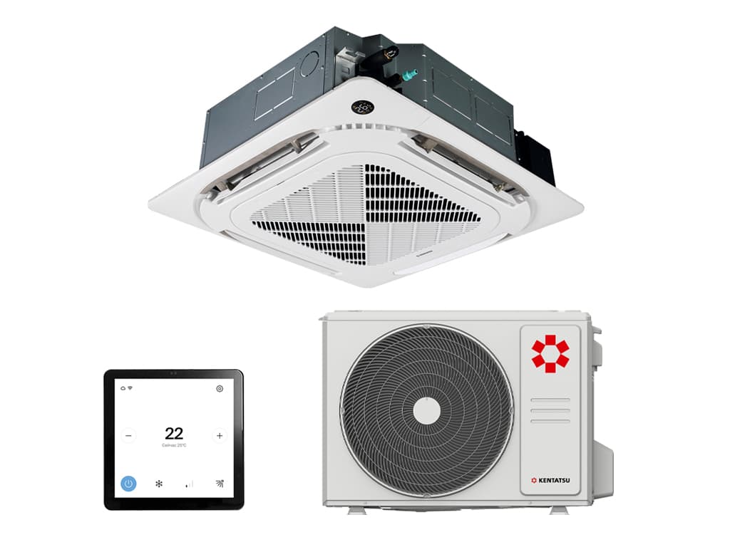 Кассетный кондиционер Kentatsu KSVB70HZRN1W/KSUNB70HZRN1/KPU95-DR KSVB-W/KSUNB