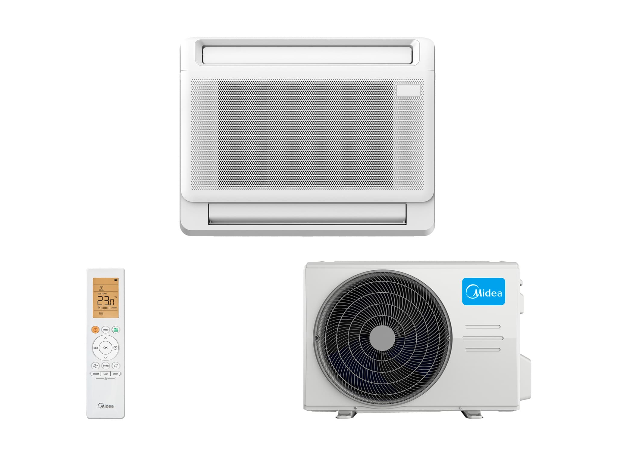 Консольный кондиционер Midea MFA2U-12HRFNX-Q(GA)/MOA1U-12FRN8G1 MFA2U