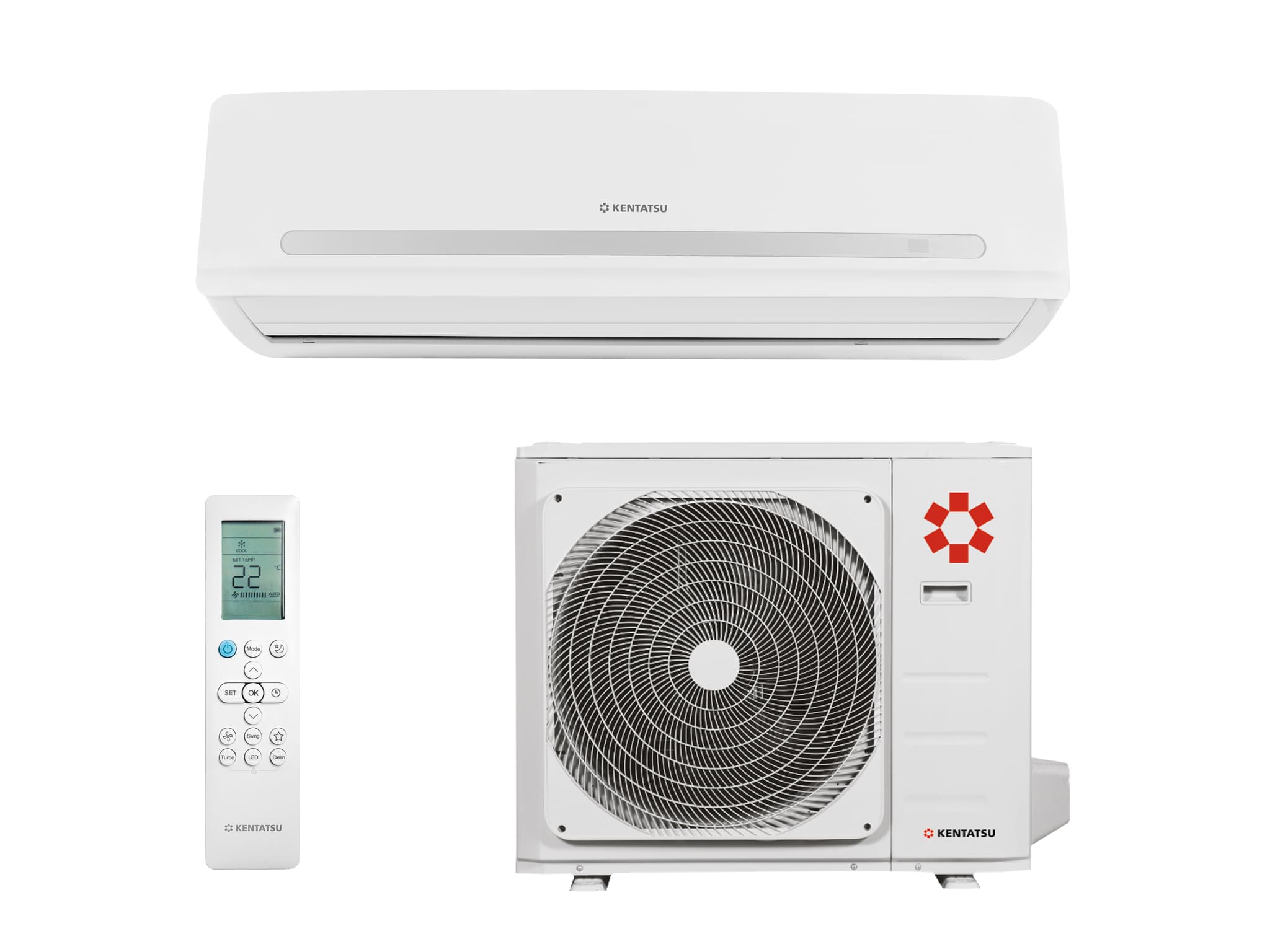 Бытовой кондиционер с низкотемпературной доработкой Kentatsu KSGN105HFAN1/KSRN105HFAN1/-40 Наоми (Naomi)