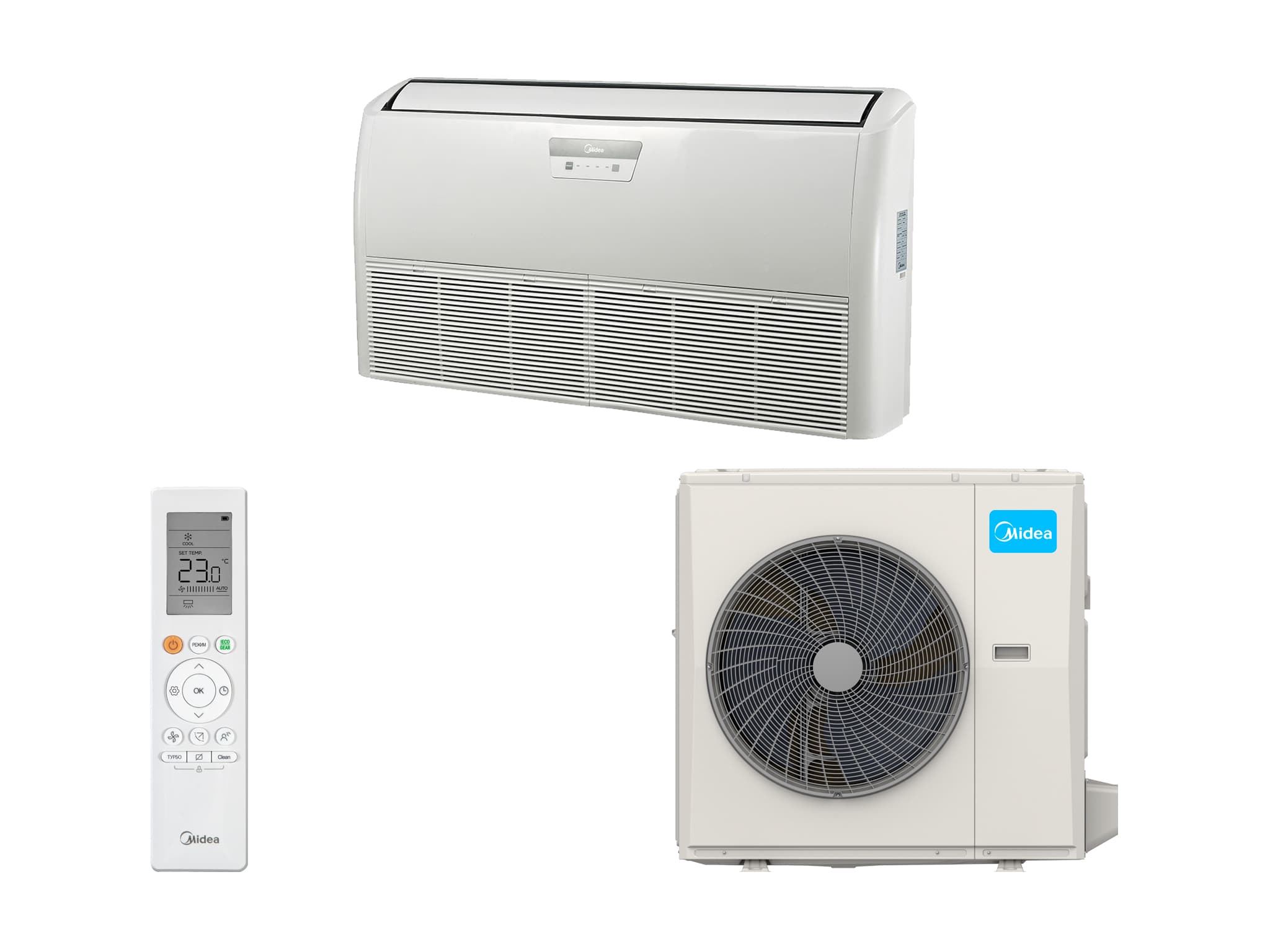 Напольно-потолочный Midea MUE-48HRFNX(GA)/MOA1U-48FQN8G1 MUE(U)