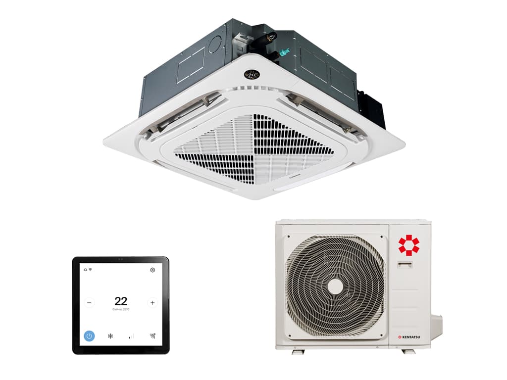 Кассетный кондиционер Kentatsu KSVB105HZRN1W/KSUNB105HZRN1/KPU95-DR KSVB-W/KSUNB