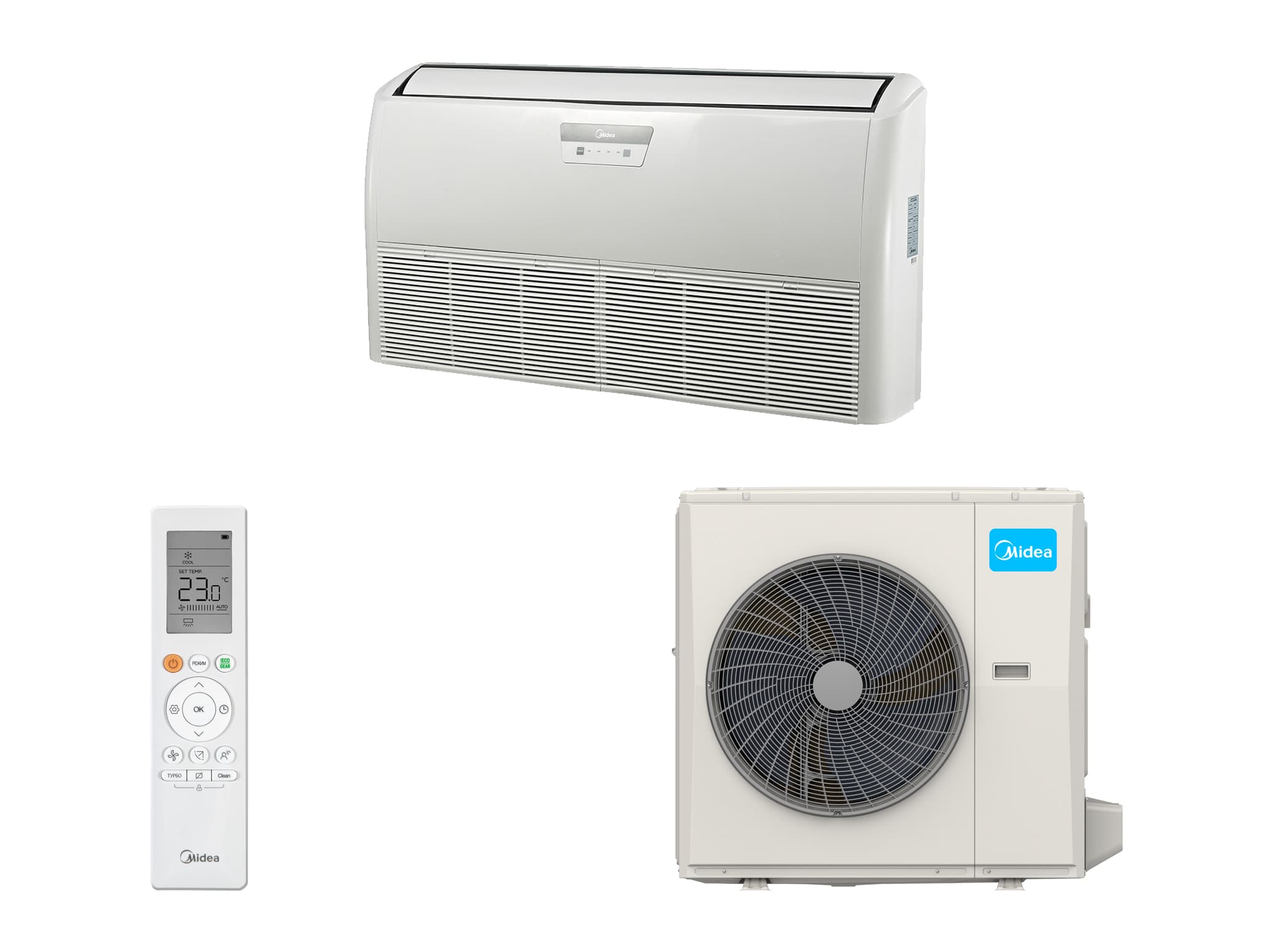 Напольно-потолочный Midea MUE-55HRFNX(GA)/MOA1U-55FQN8G1 MUE(U)
