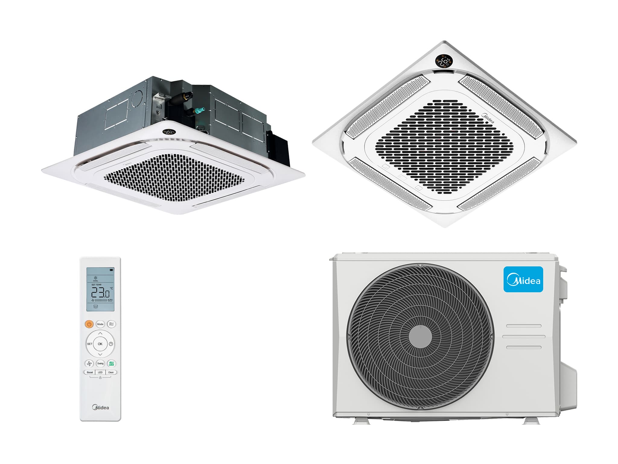 Кассетный кондиционер Midea MCD1